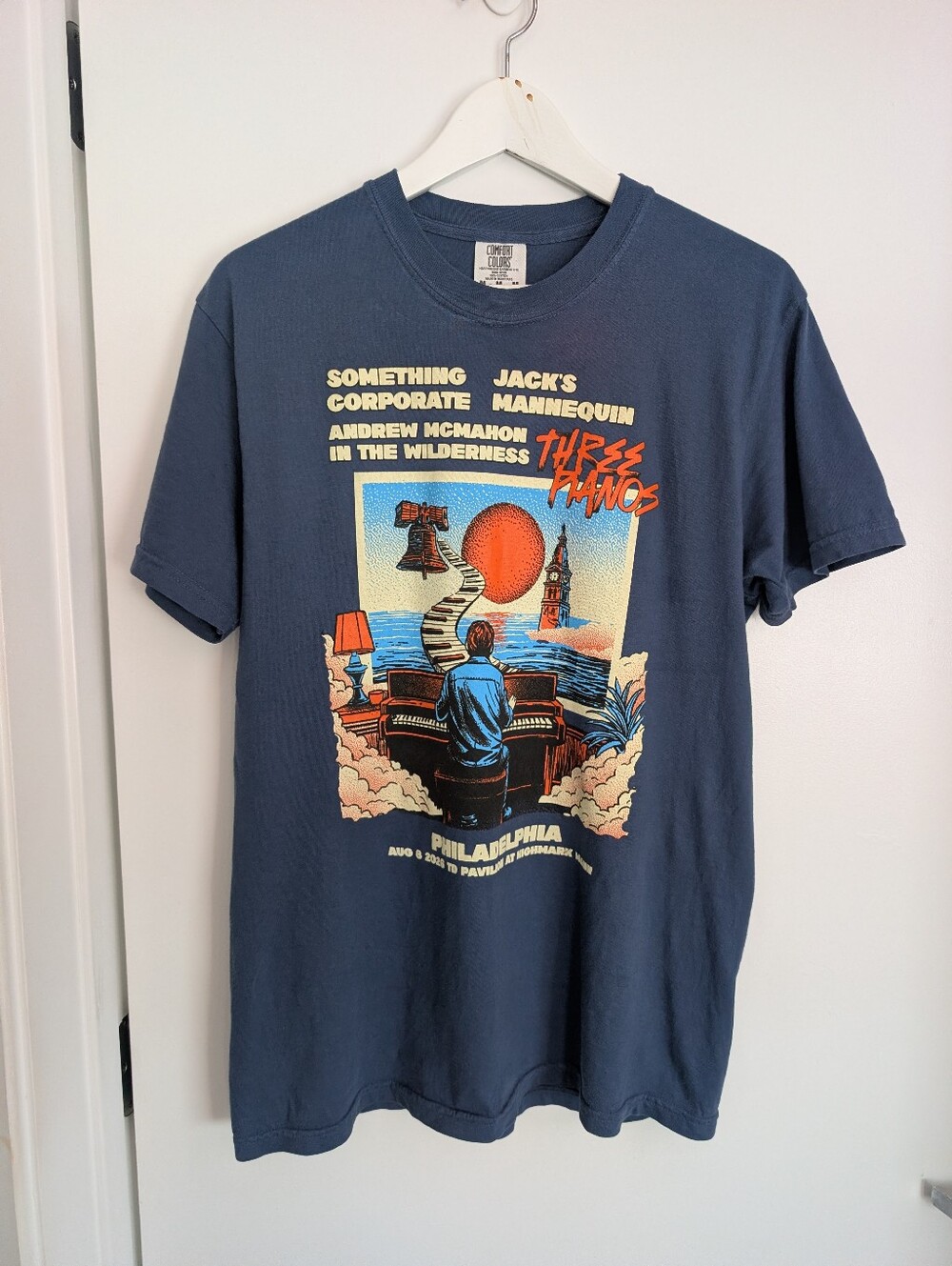 Band T-shirt Jack's Mannequin Something Corporate Andrew McMahon Philadelphia M